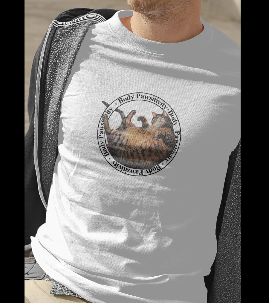 Body Pawsitivity Cat Ellen H. Wiig T-Shirt