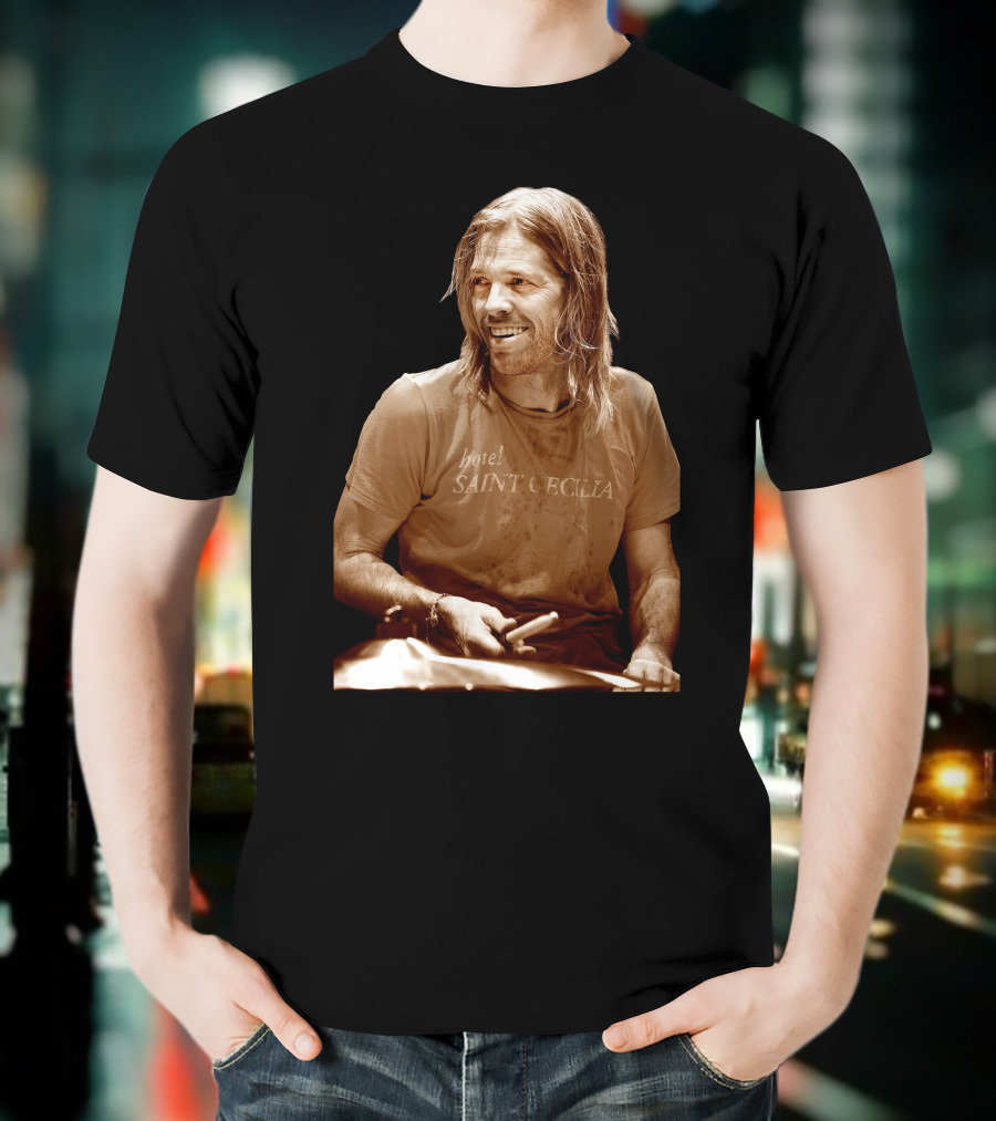 Billie Eilish Foo Fighters Taylor Hawkins Hotel Saint Cecilia Grammys Performance T-Shirt