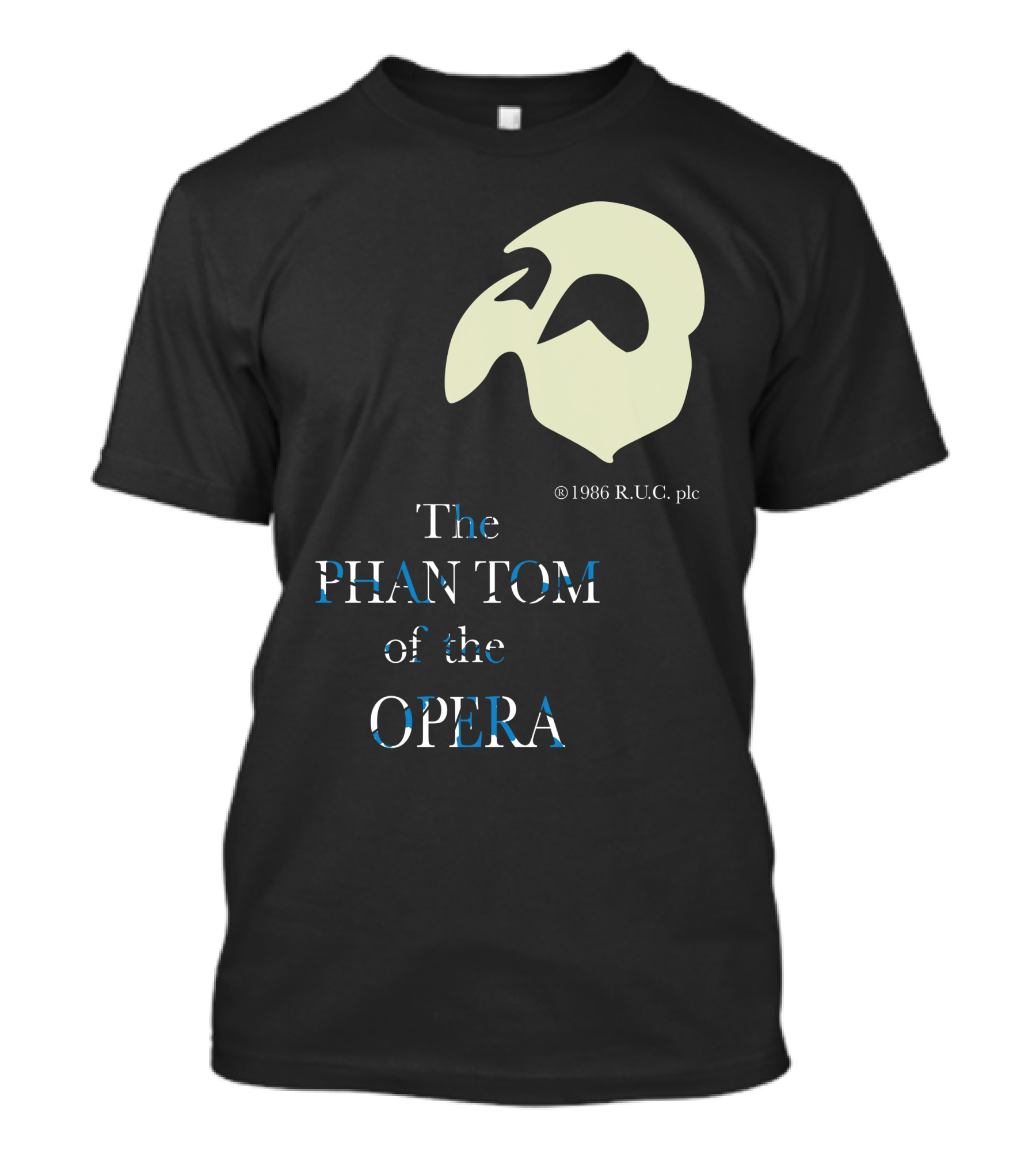 The Phantom Of The Opera Vintage Local Crew 1986 R.U.C. Plc T-Shirt