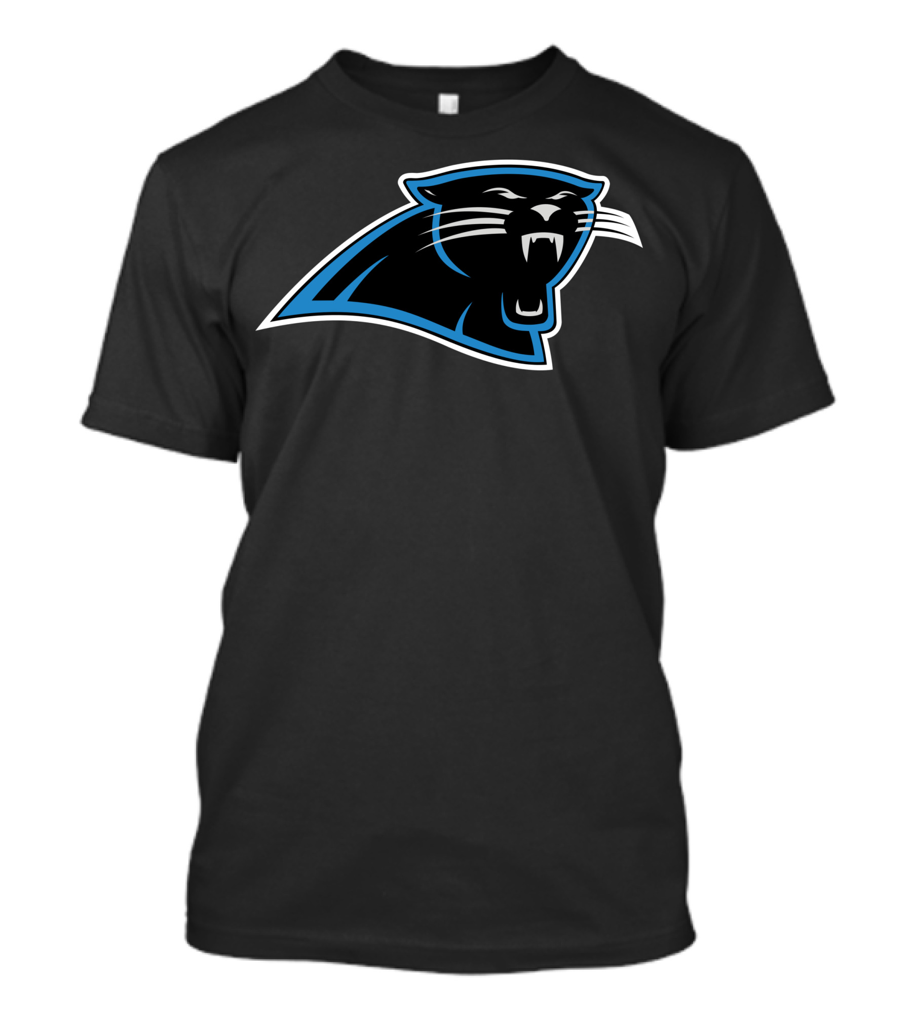 Carolina Panthers Black And Blue Logo Football Team T-Shirt