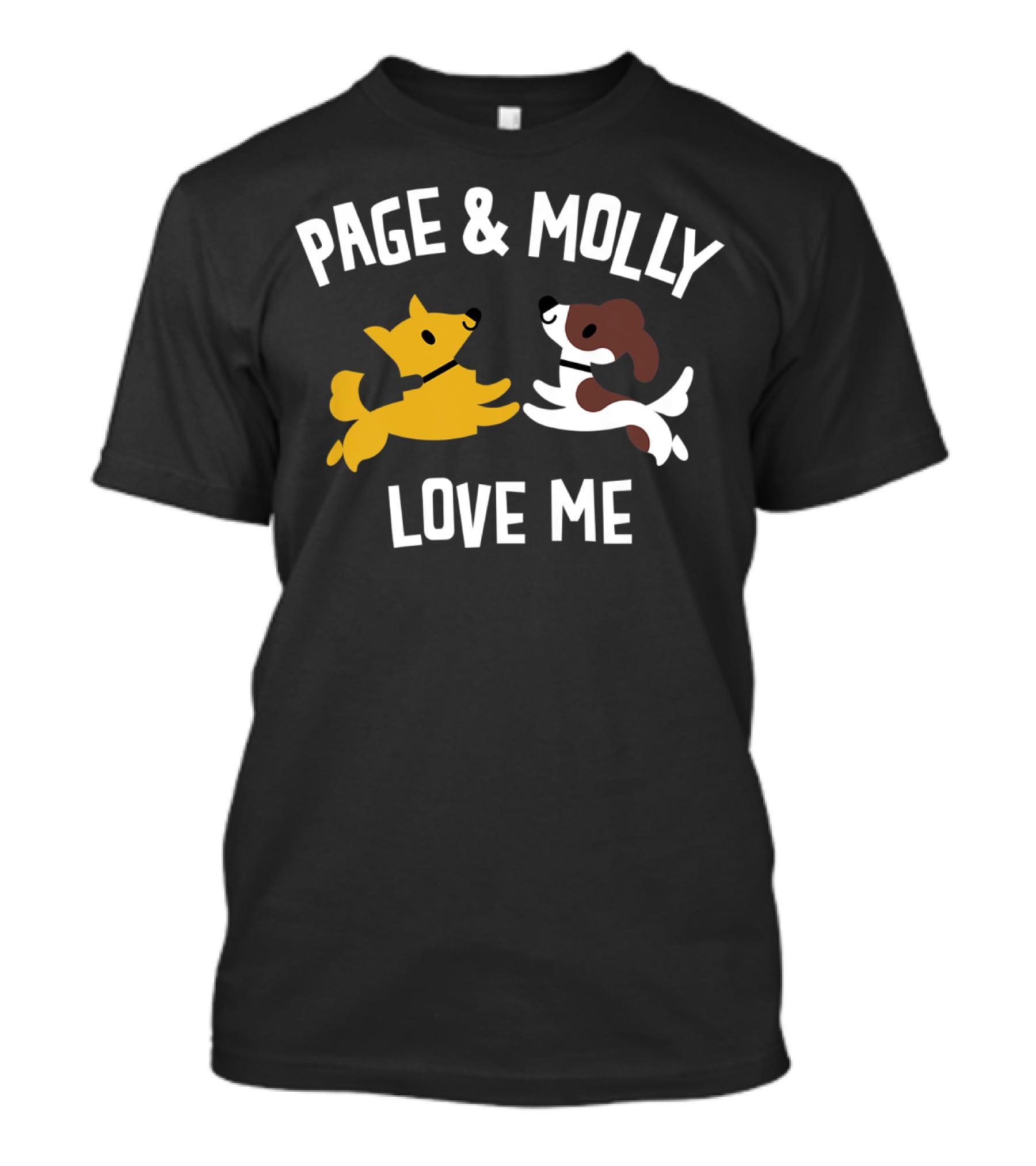 Page And Molly Love Me Kids Dog T-Shirt