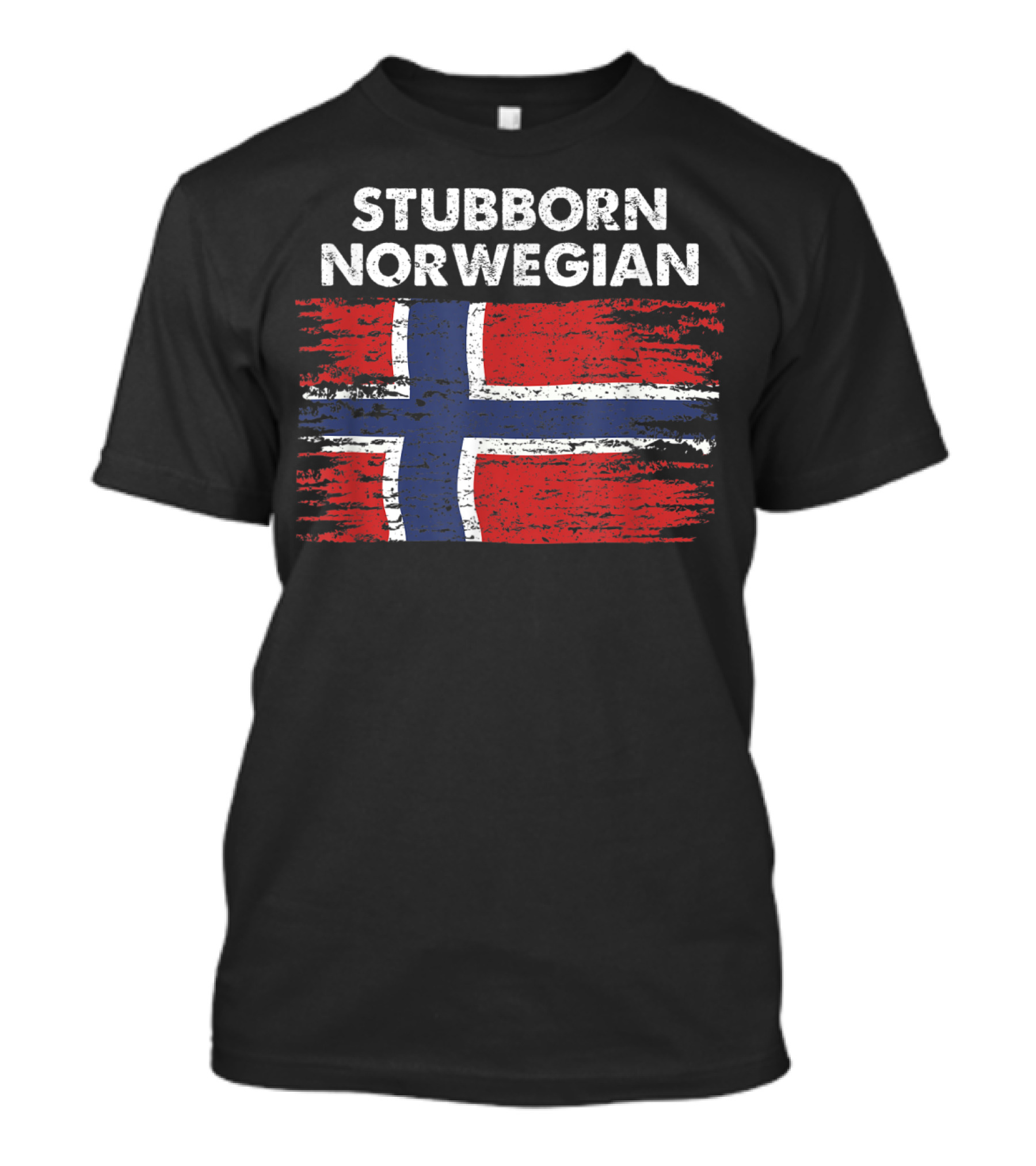 Stubborn Norwegian Vintage Flag T-Shirt