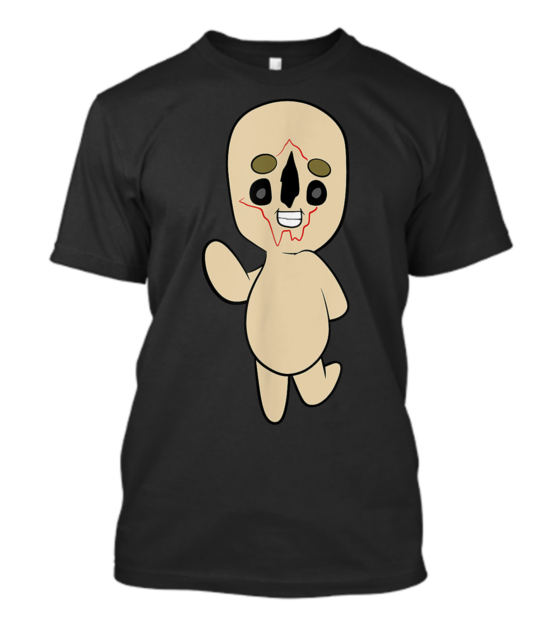 SCP 173 Secure Contain Protect Monster Peanut Cute Cartoon Character T-Shirt