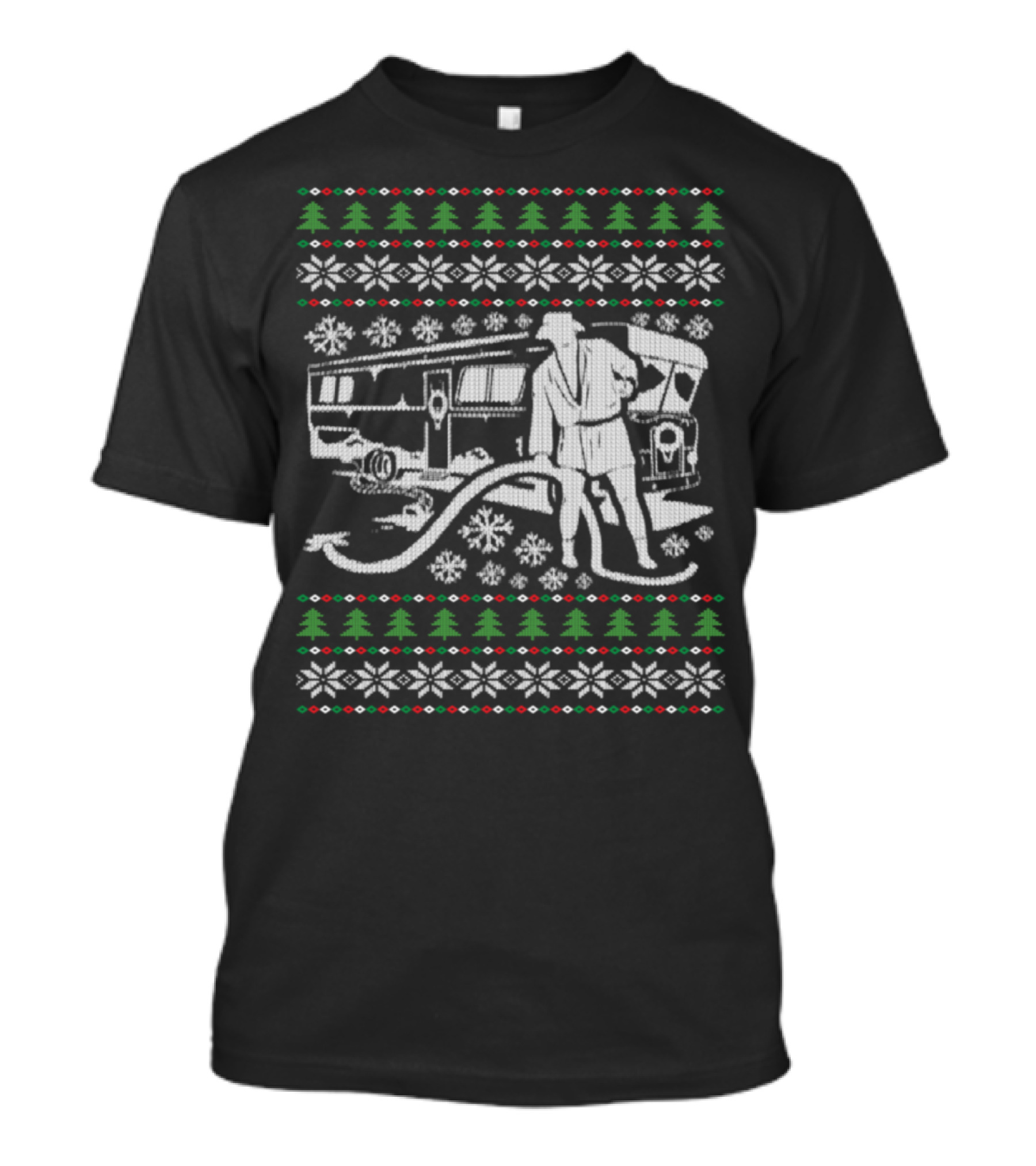 Ugly Christmas Cousin Eddie's RV Sweater Scene T-Shirt