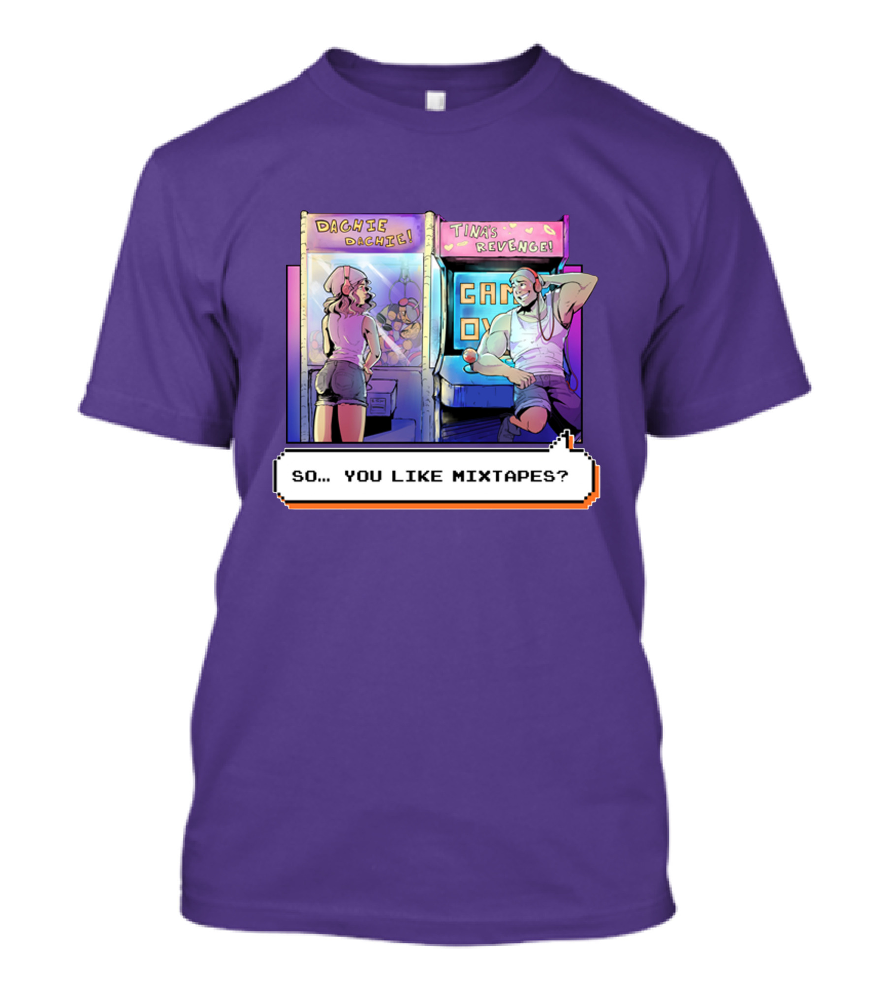 Dachie Dachie Tini's Revenge So You Like Mixtapes Arcade T-Shirt