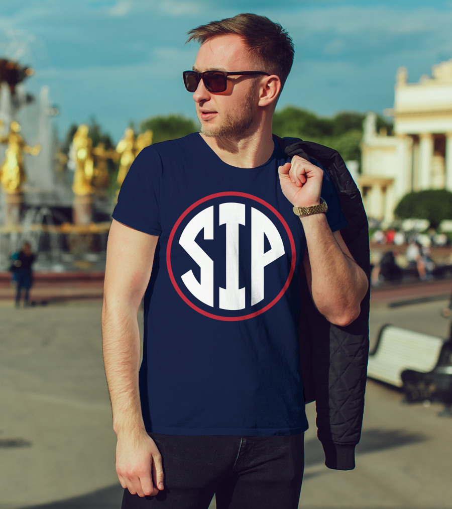 Ole Miss SIP Circle SEC-Inspired T-Shirt