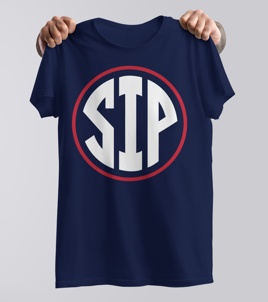 Ole Miss SIP Circle SEC-Inspired T-Shirt