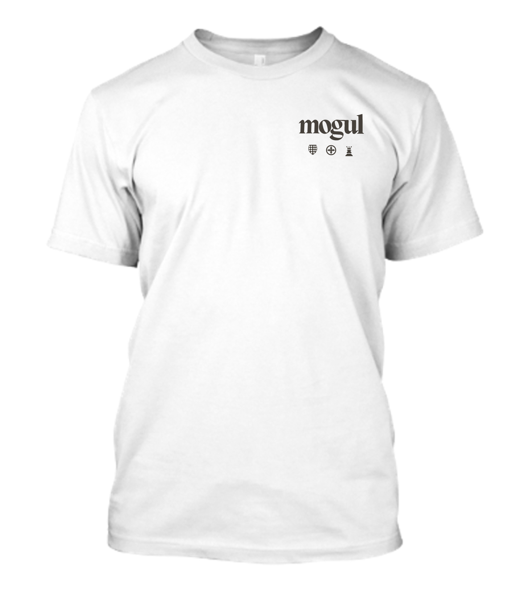 Mogul Chess Club Shield Icon Rook T-Shirt