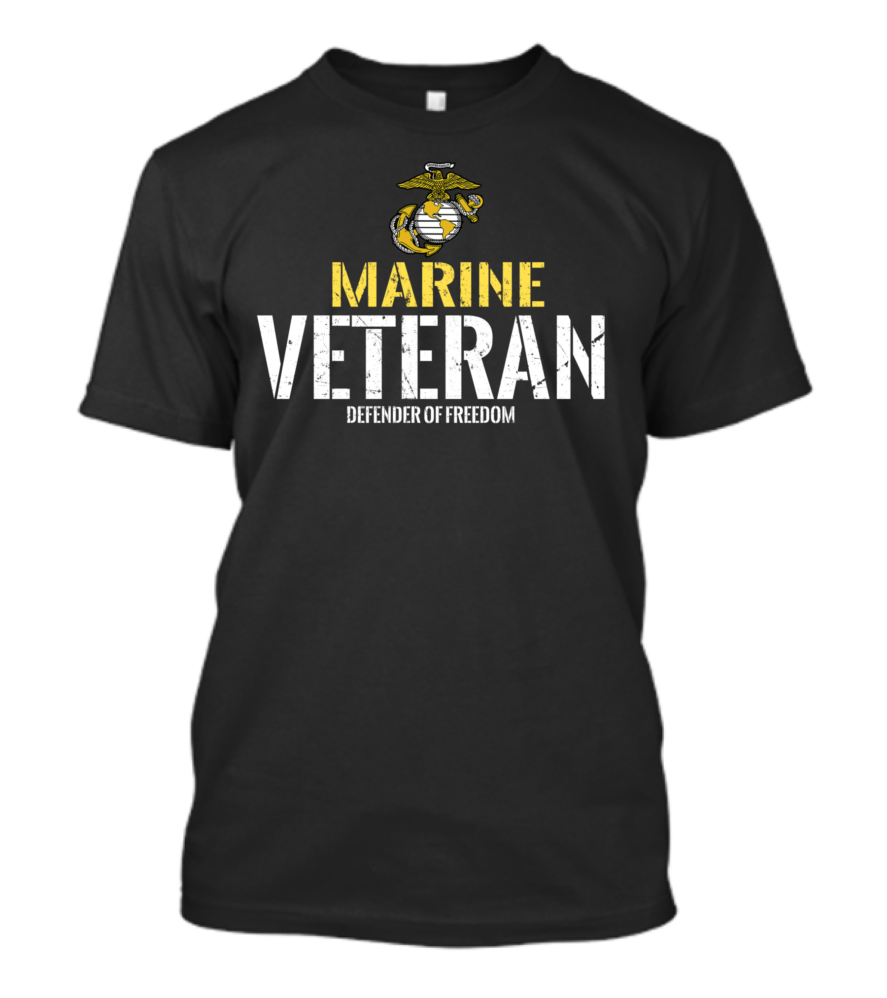 Marine Veteran Defender Of Freedom T-Shirt