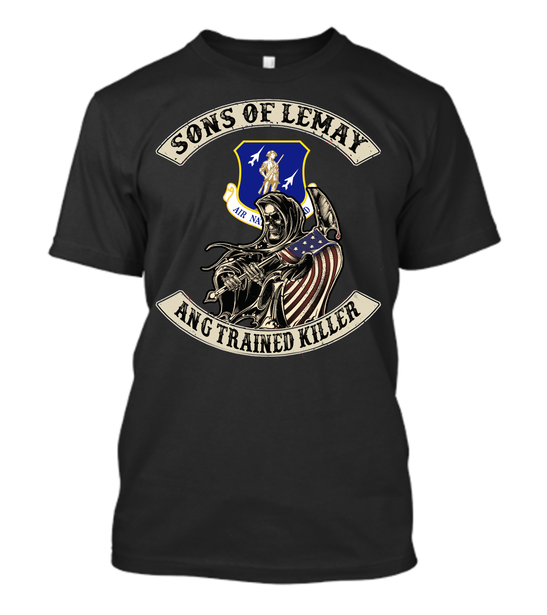 Sons Of Lemay Ang Trained Killer Air National Guard T-Shirt