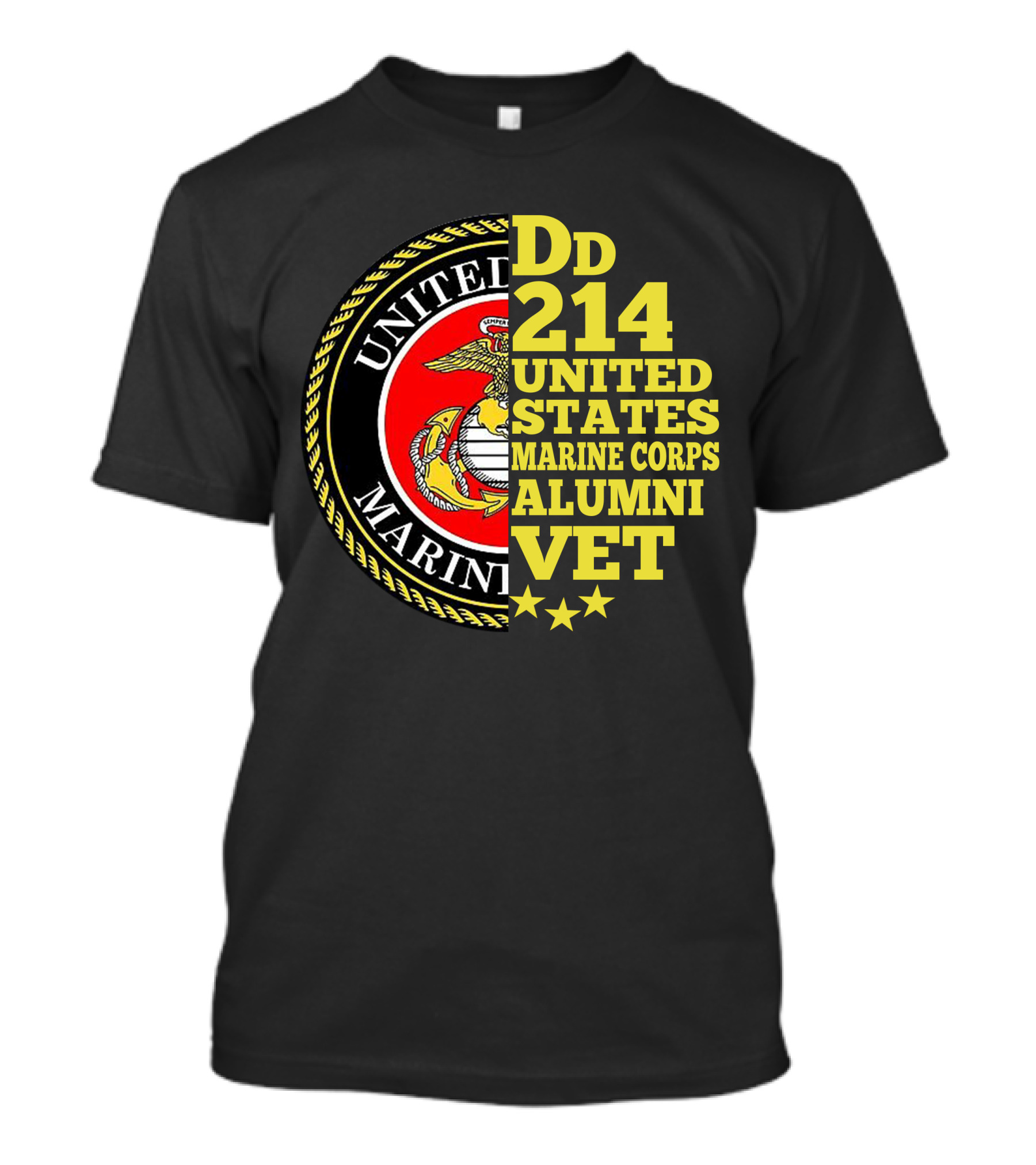 Dd 214 United States Marine Corps Alumni Vet T-Shirt