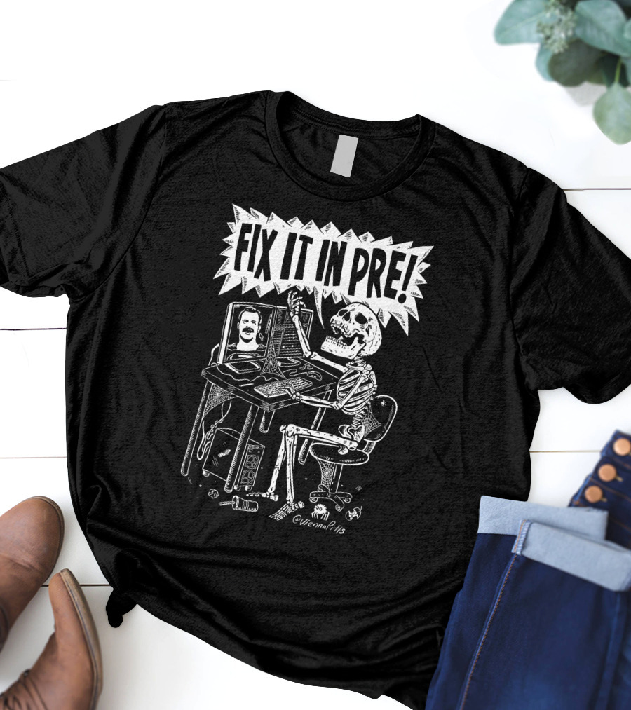 Vienna Pitts Valentina Vee Fix It In Pre Skeleton Editing T-Shirt