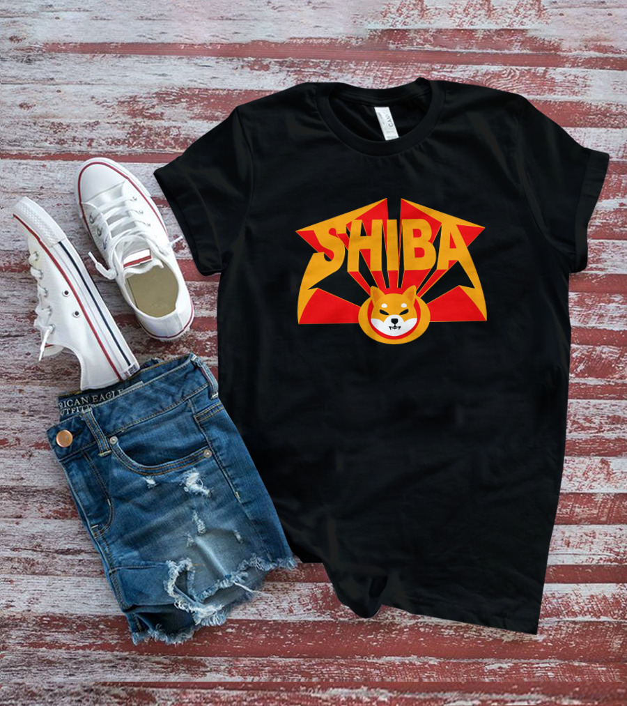 SHIBA Rockstar Dog Emblem T-Shirt