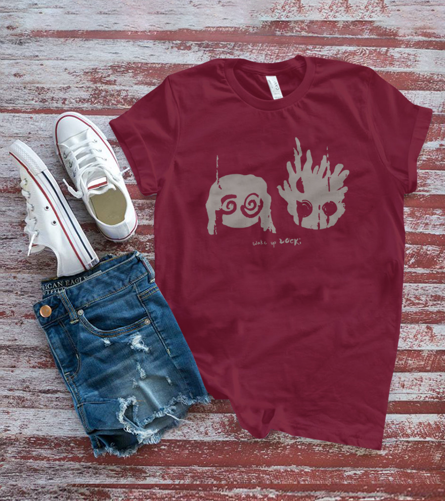 Wake Up Lucki Spirals And Flames T-Shirt