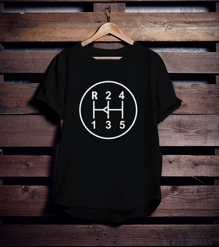 Five Speed Manual Gear Shift Knob T-Shirt