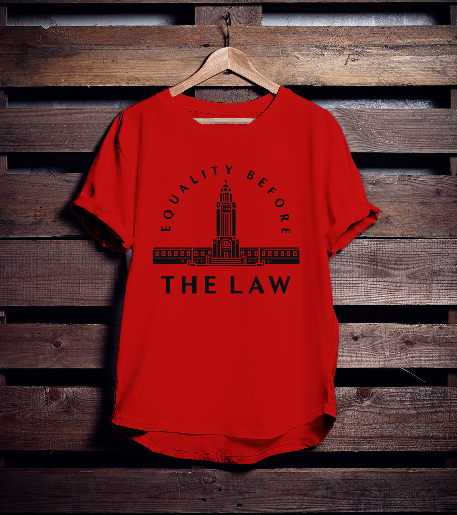 EQUALITY BEFORE THE LAW Capitol Building Emblem T-Shirt