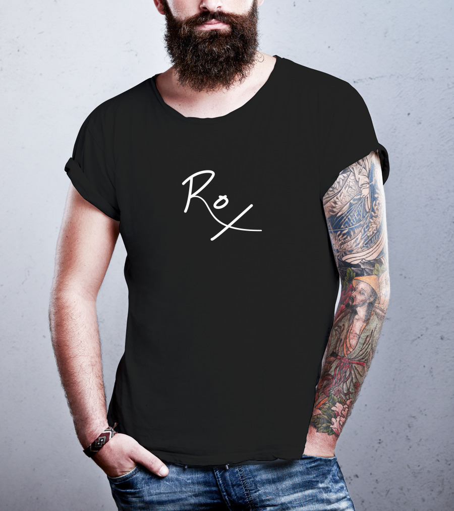 FEG Roix Signature Style Text Minimalist T-Shirt