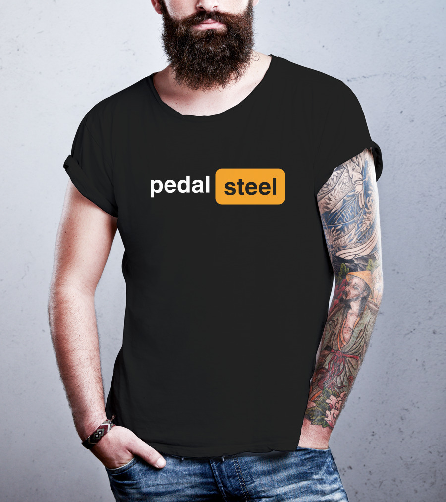 Pedal Steel Hippies And Cowboys Merch Pedal Steel T-Shirt