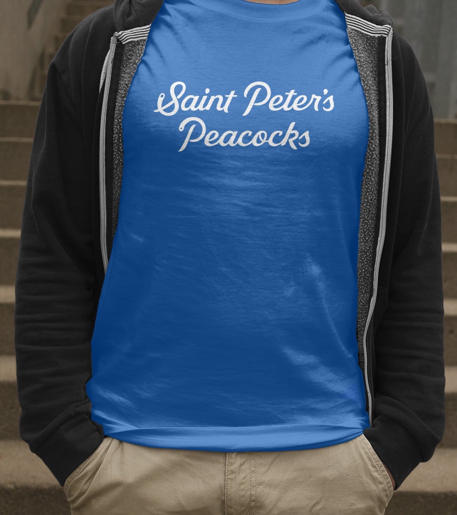 Saint Peter's Peacocks Basketball Homefield Apparel Merch T-Shirt