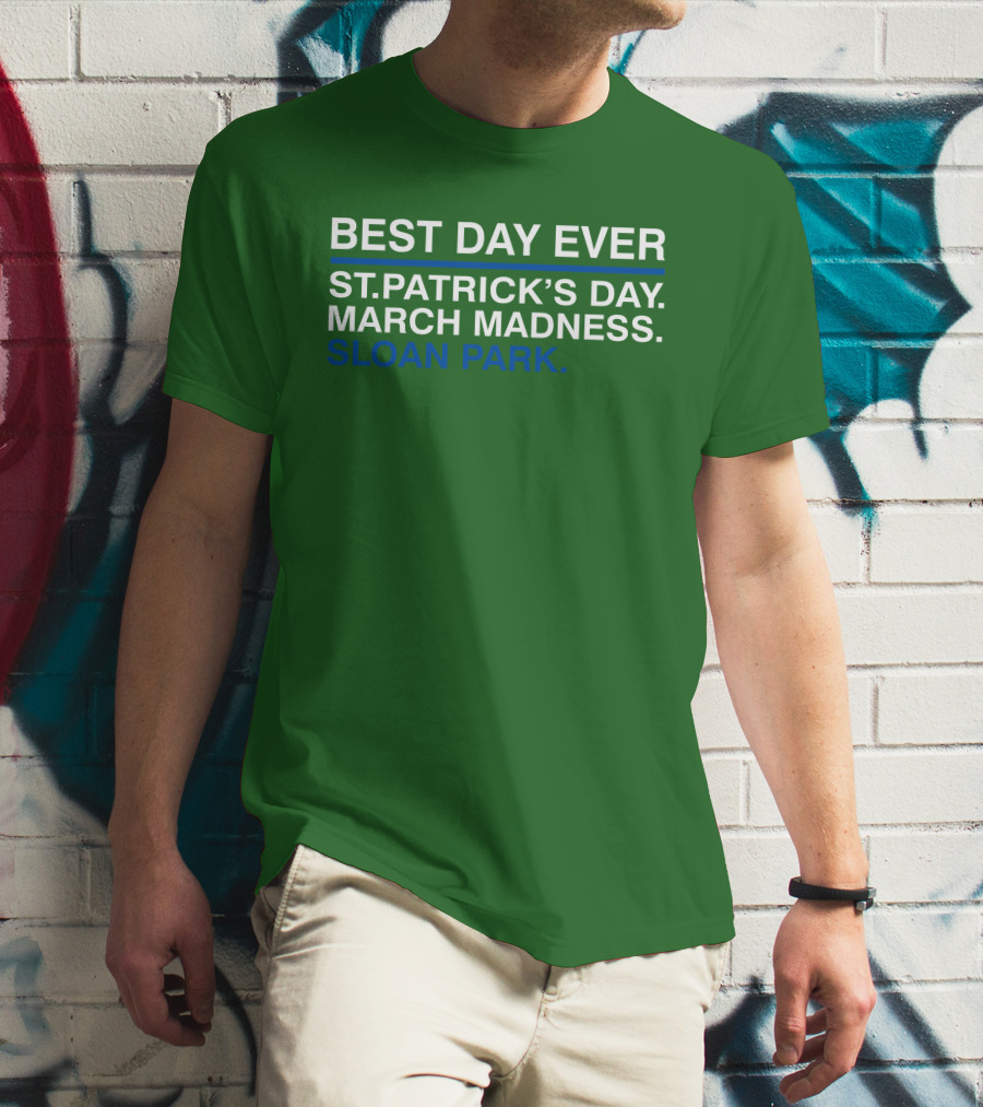 Seiya Suzuki Best Day Ever St. Patrick’s Day March Madness Sloan Park T-Shirt