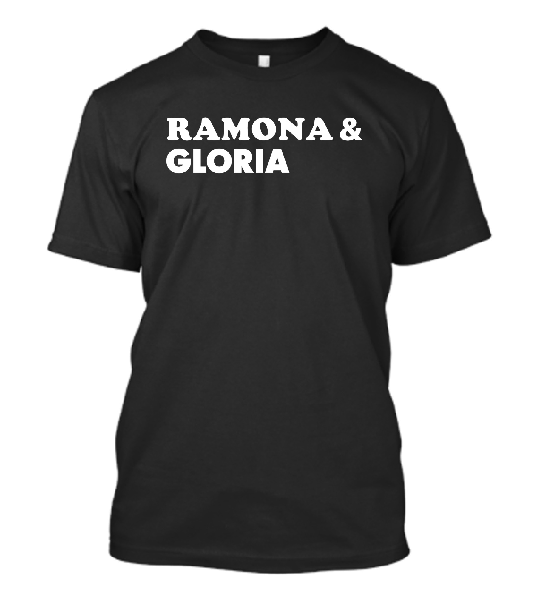 Saturday Night Live Ramona And Gloria Black Text Direct T-Shirt