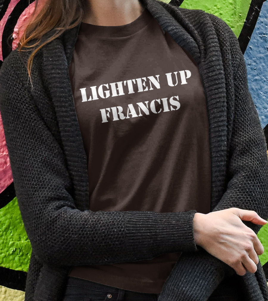 Lighten Up Francis Stripes Character T-Shirt