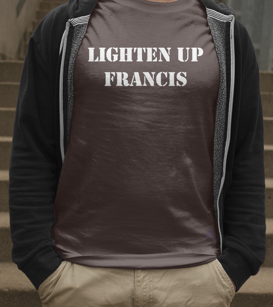 Super 70s Sports Lighten Up Francis Classic Retro Phrase T-Shirt