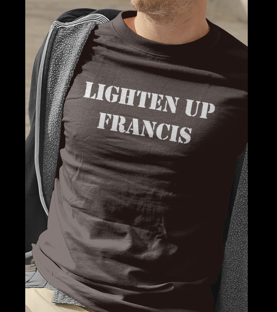 Super 70s Sports Lighten Up Francis Classic Retro Phrase T-Shirt