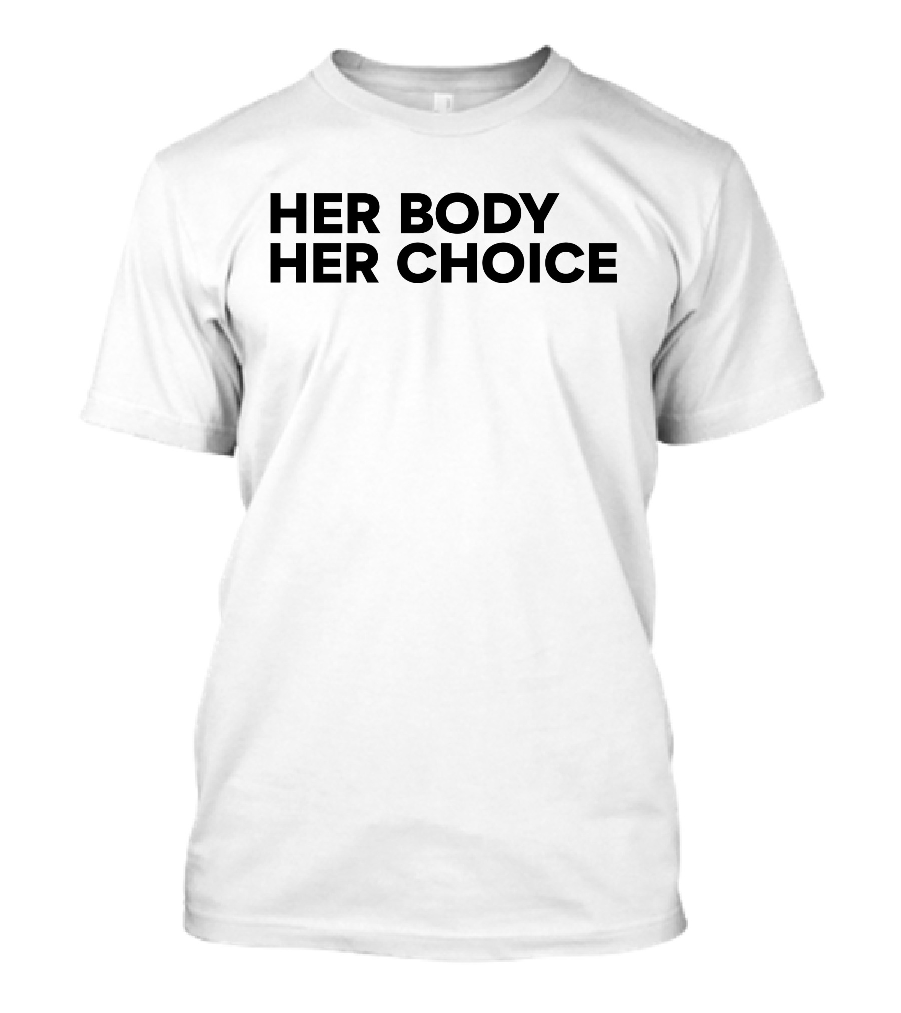 Pink Ollero Her Body Her Choice T-Shirt