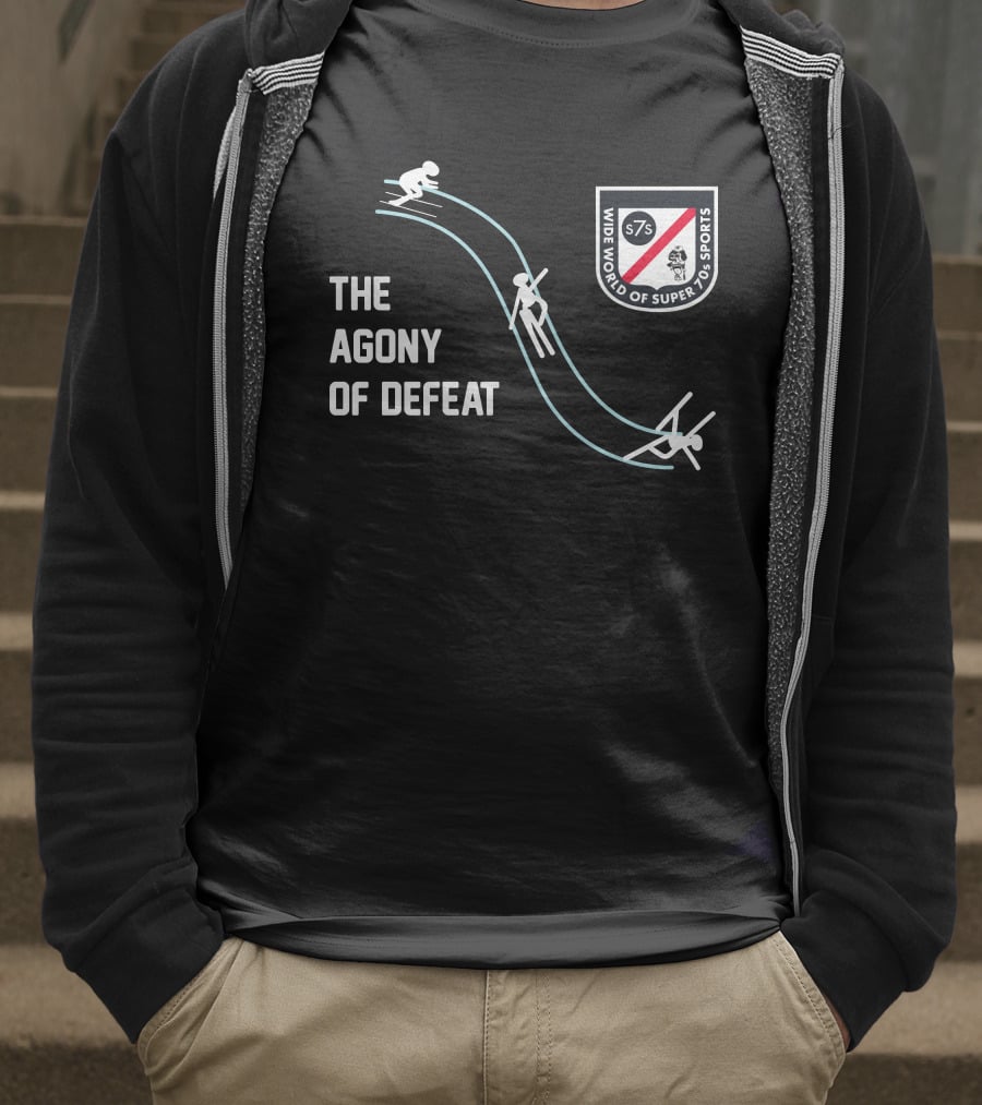 The Agony Of Defeat Wide World Of Super 7s Sports Ski Jump T-Shirt