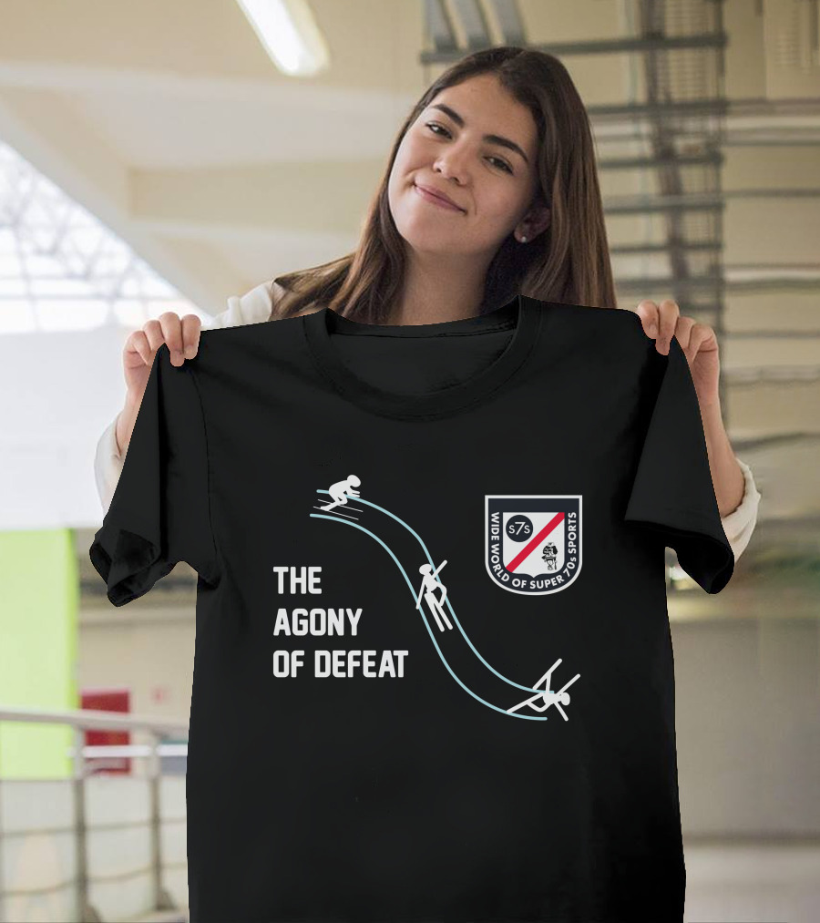 The Agony Of Defeat Wide World Of Super 7s Sports Ski Jump T-Shirt