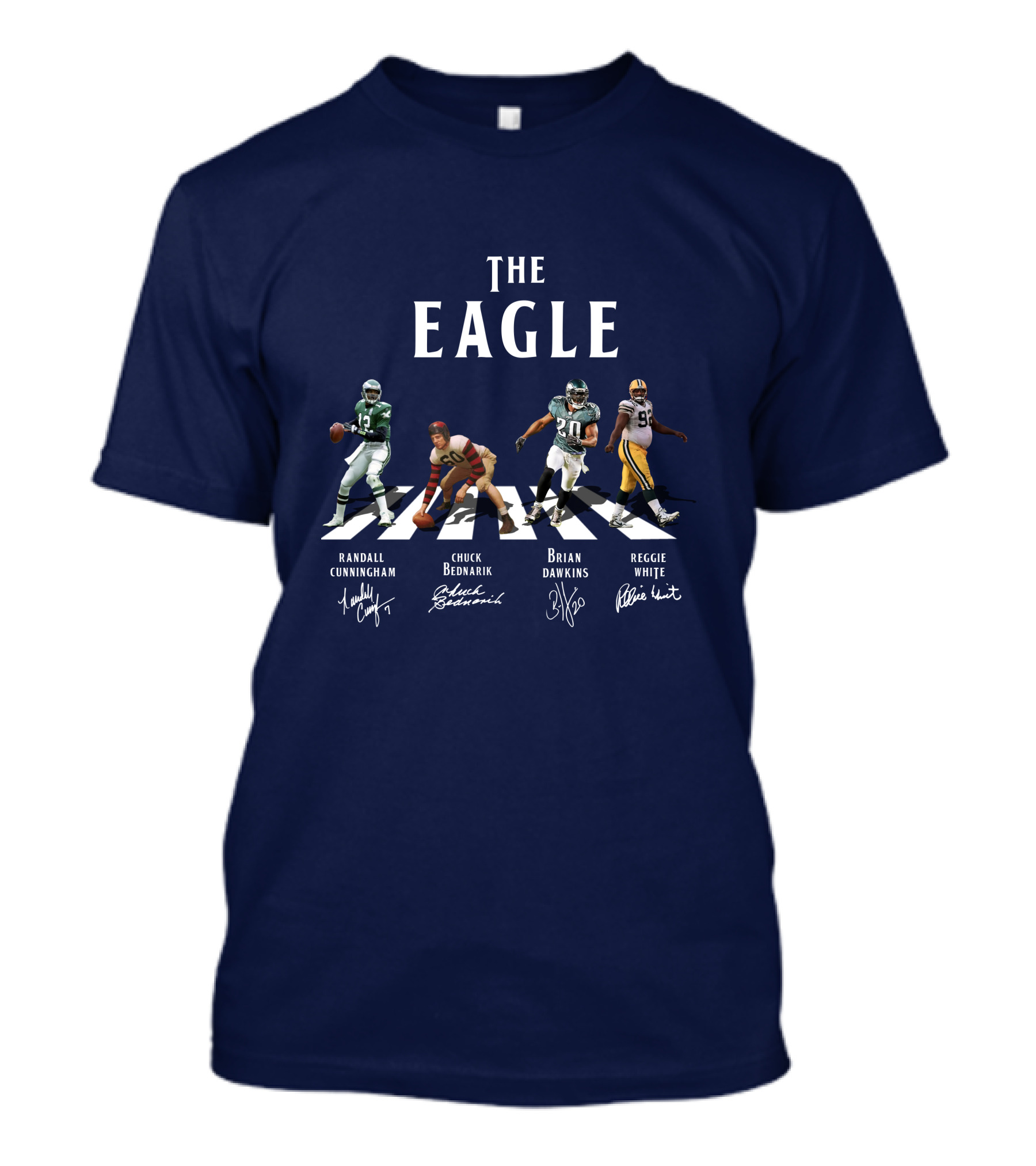 The Eagle Randall Cunningham Chuck Bednarik Brian Dawkins Reggie White NFL T-Shirt