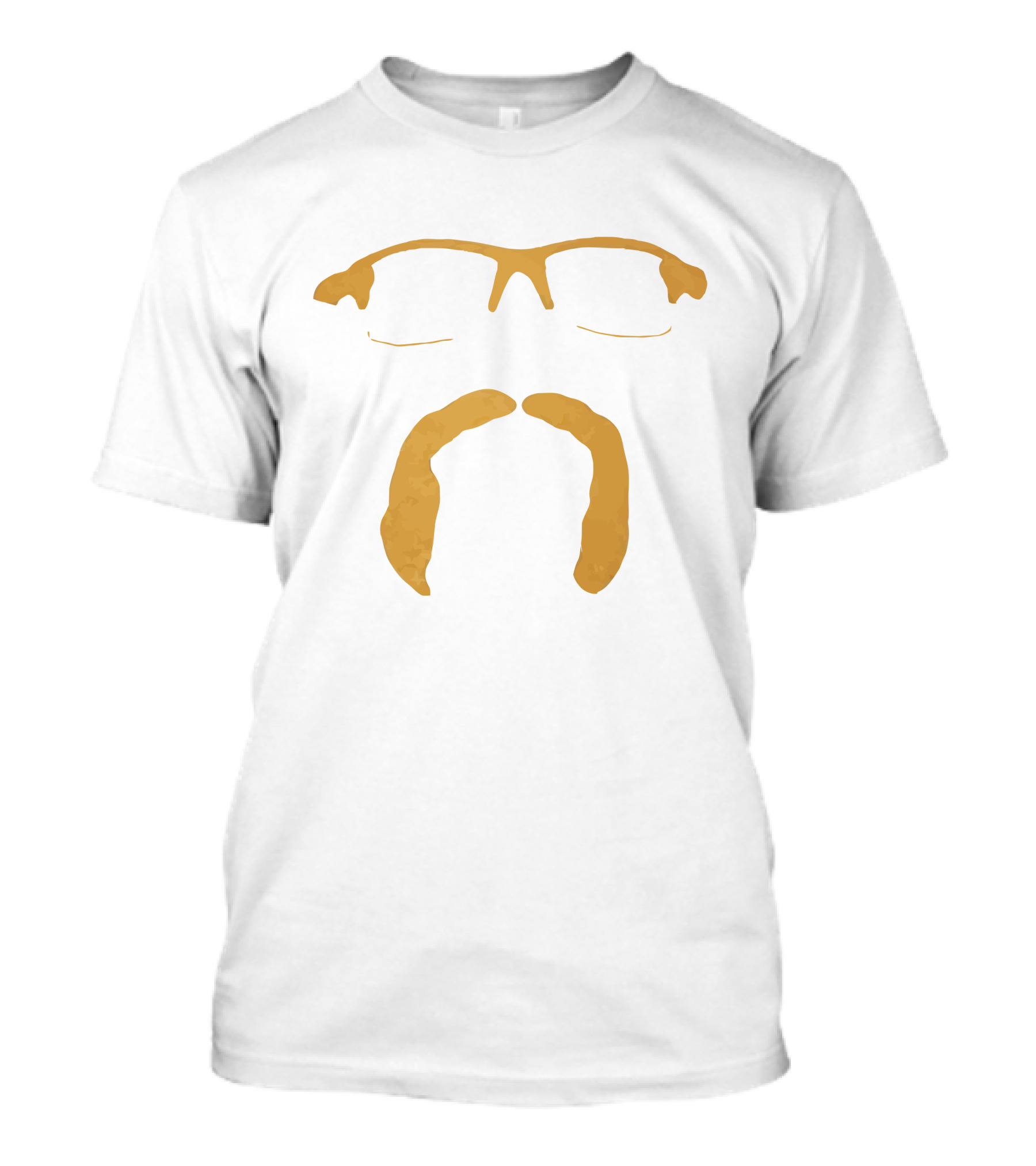 Dobnak Glasses And Mustache Minimalist T-Shirt