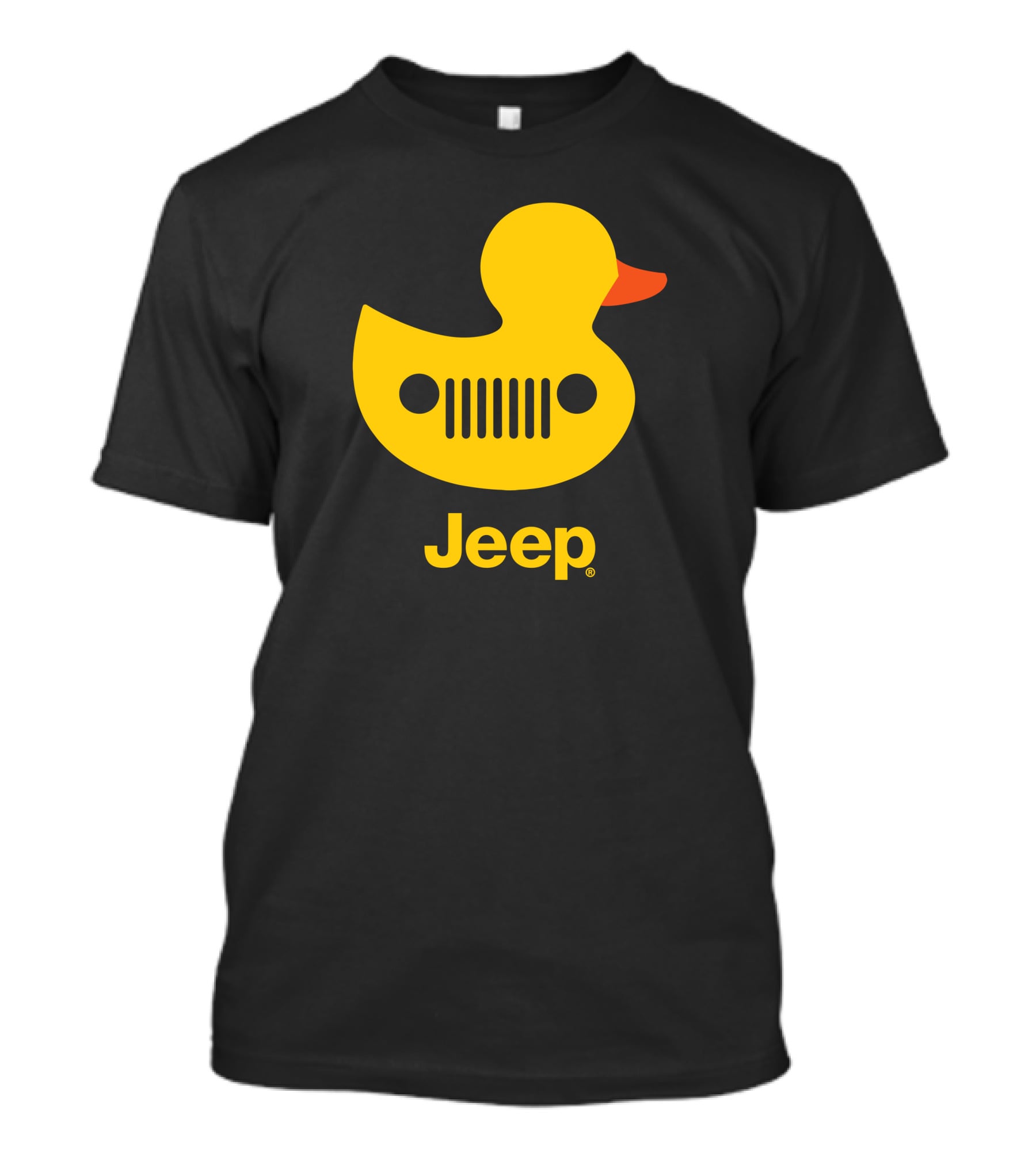 Duck Duck Jeep Rubber Duck Jeep Grill T-Shirt