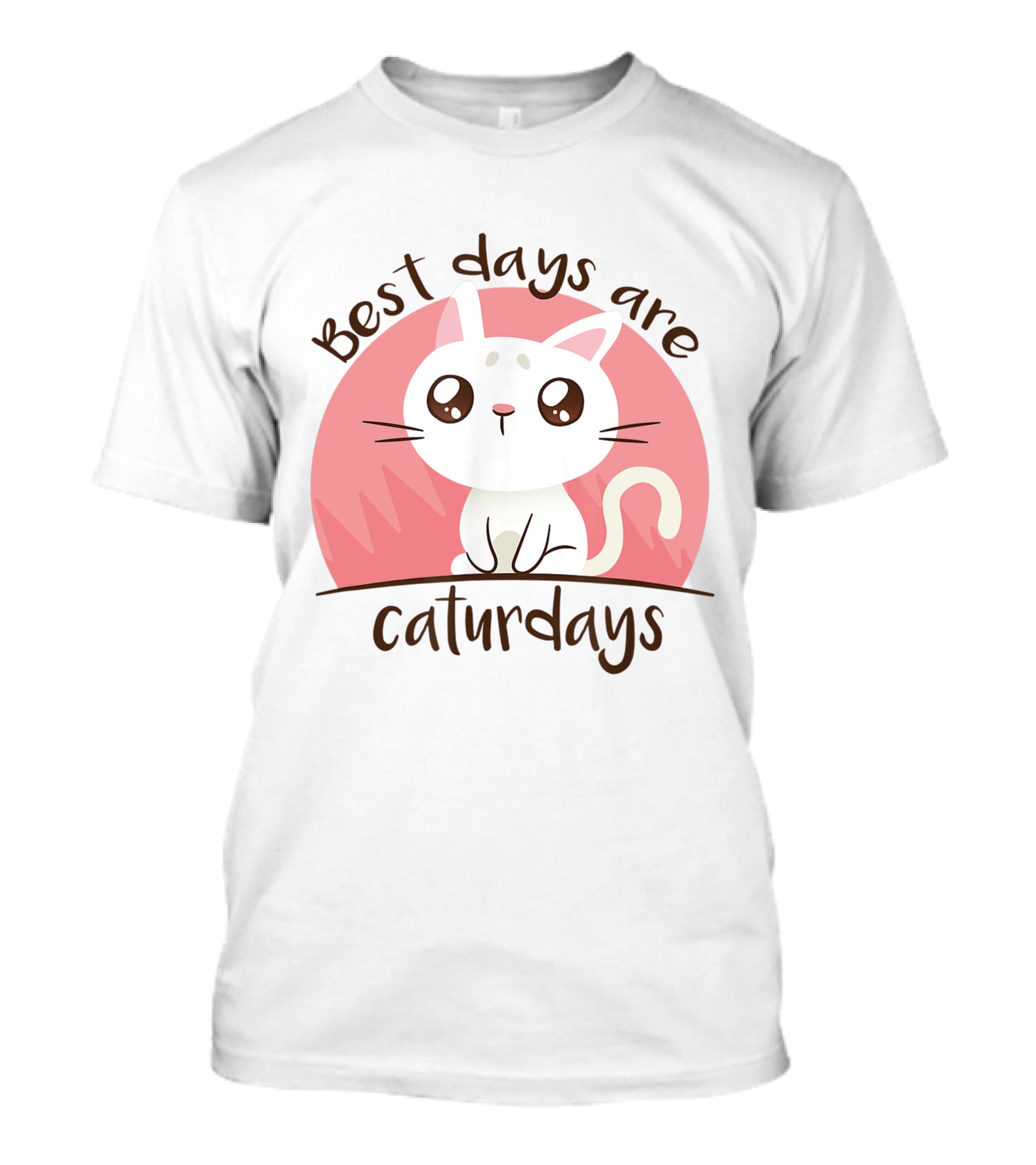 Best Days Are Caturdays Cute Cat For Cat Lover T-Shirt