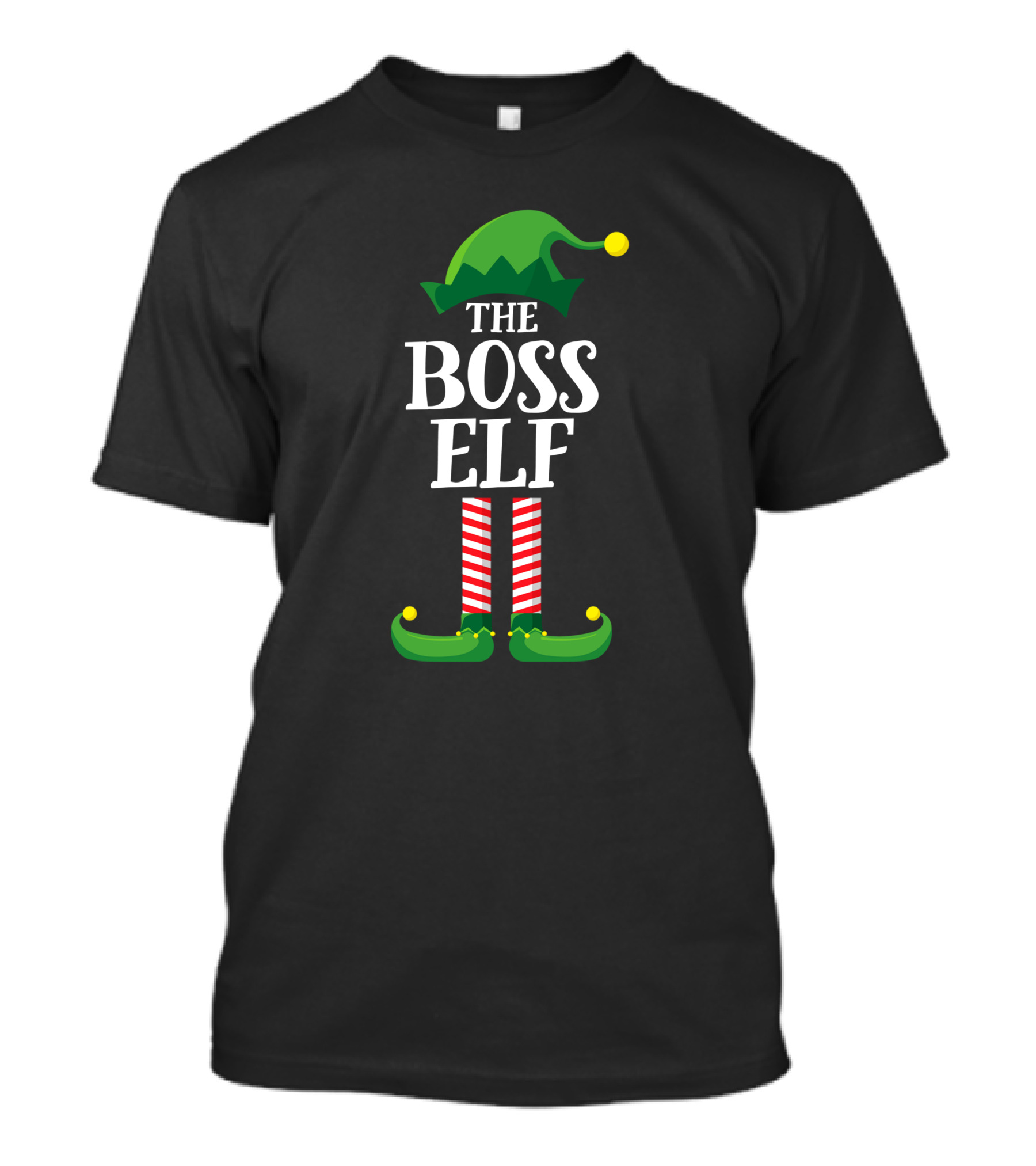 The Boss Elf Matching Family Group Christmas Party T-Shirt