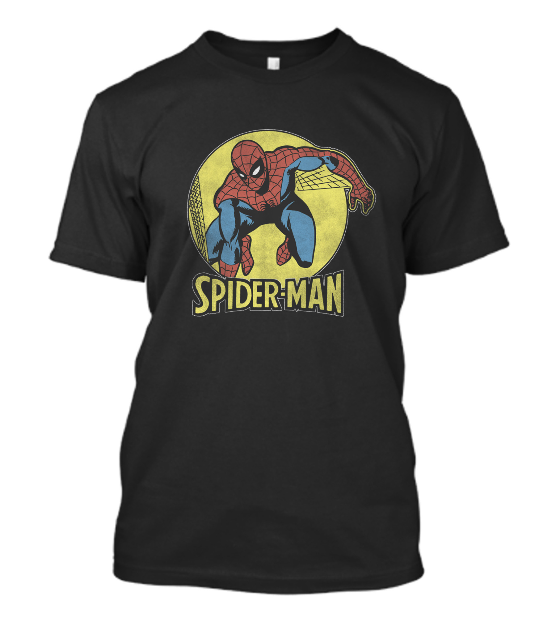 Marvel Spider-Man Comic Classic Circle Spider-Man Retro Image T-Shirt
