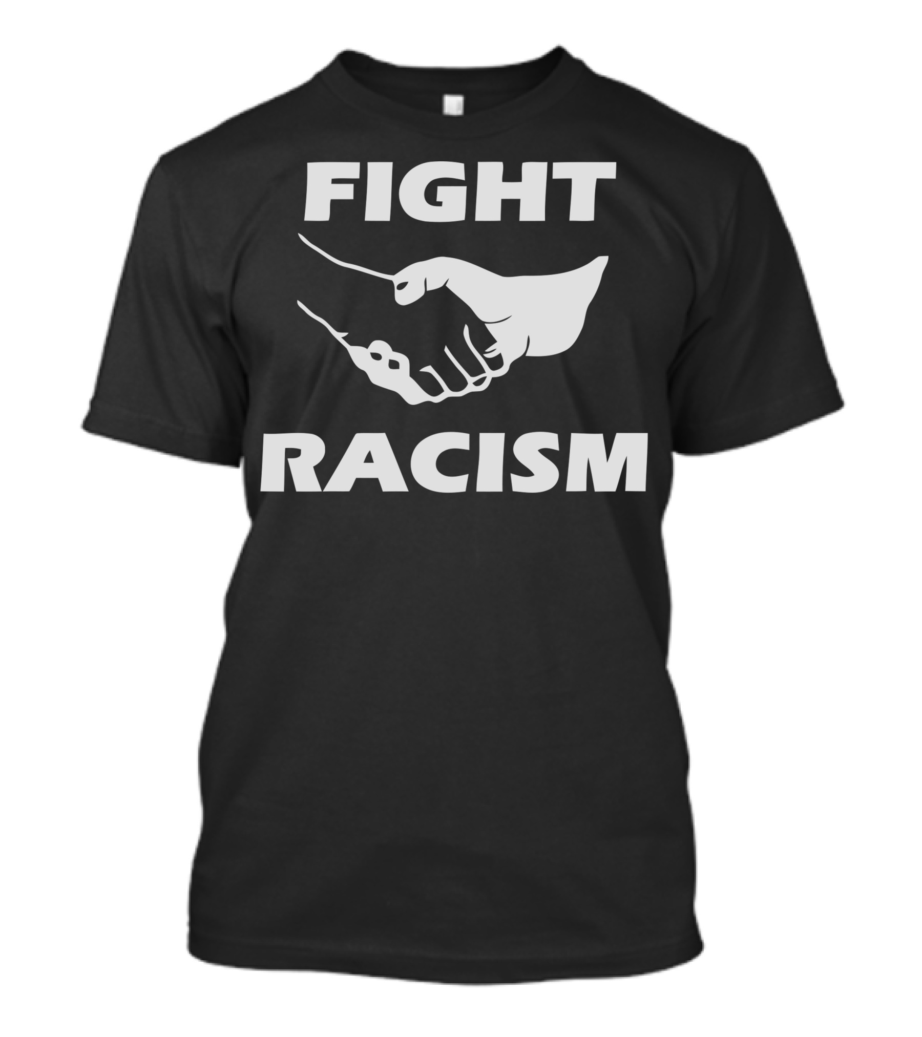 FIGHT RACISM Unity Handshake T-Shirt