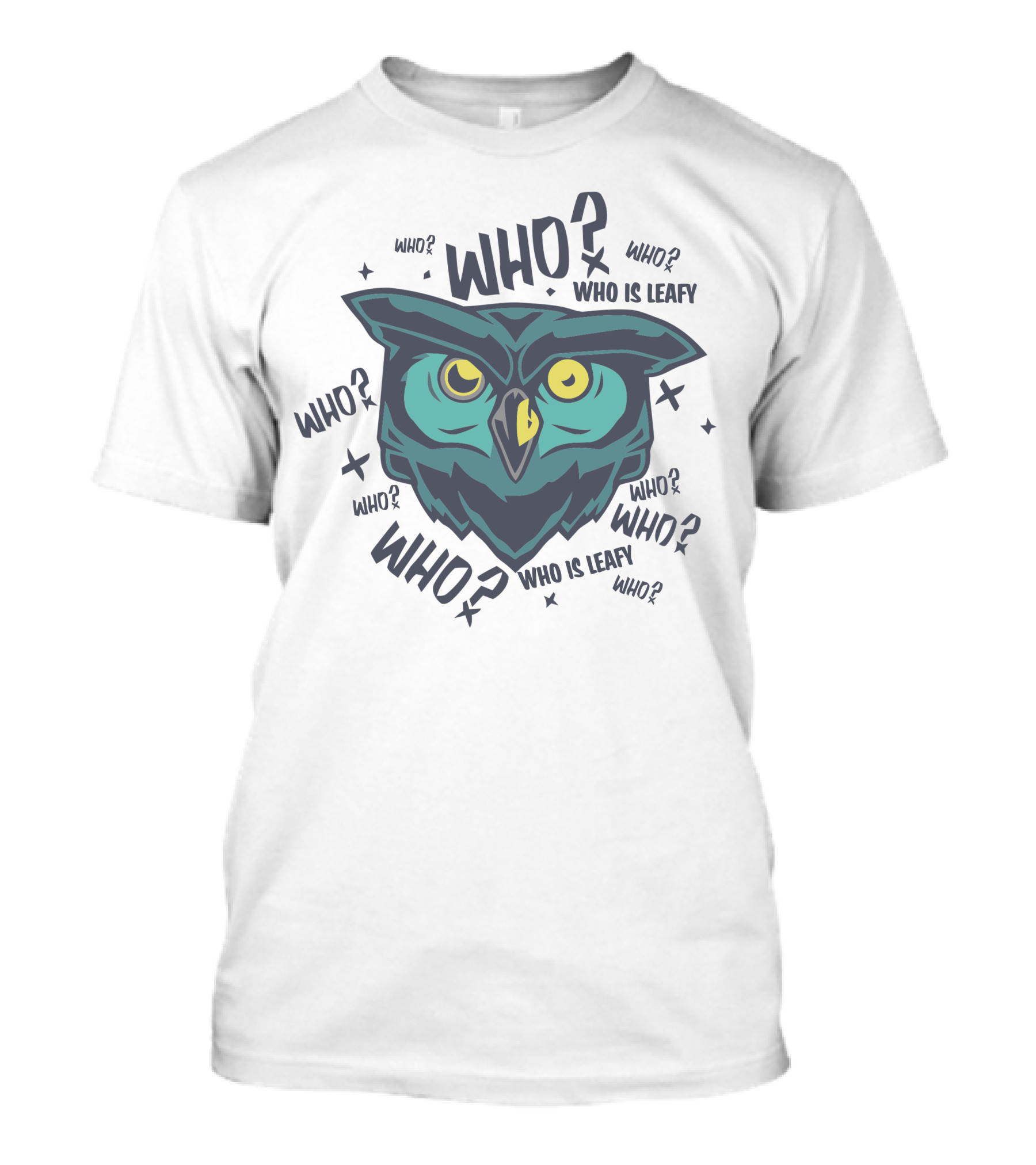Who Is Leafy Owl Who? Leafyishere Merch T-Shirt
