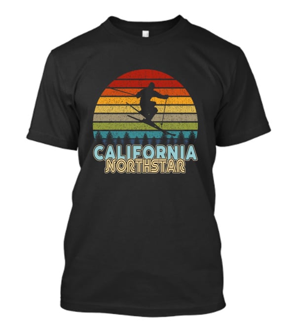 CALIFORNIA NORTHSTAR Vintage Skiing Retro Winter T-Shirt