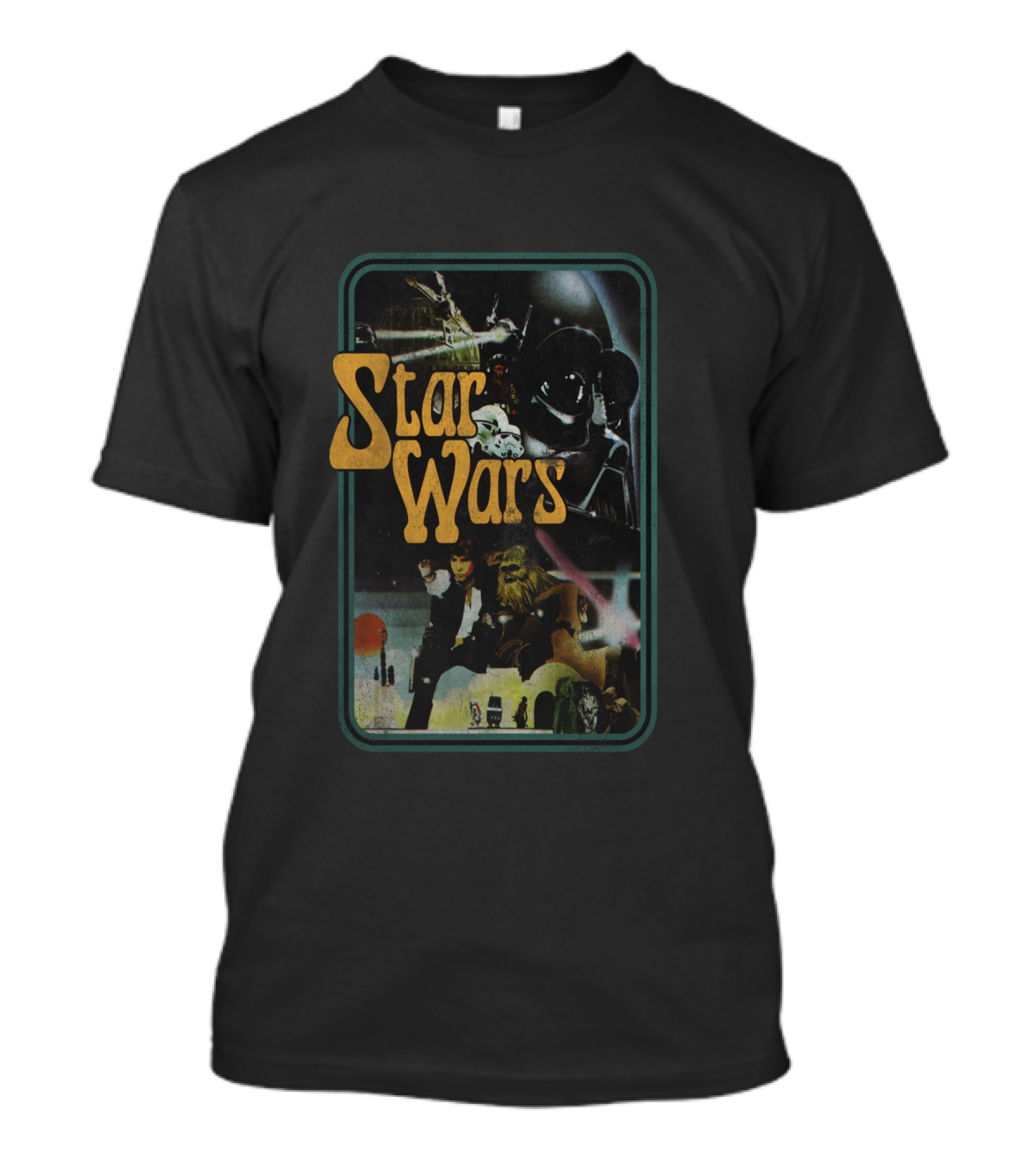 Star Wars Vintage Style Group Iconic Movie T-Shirt