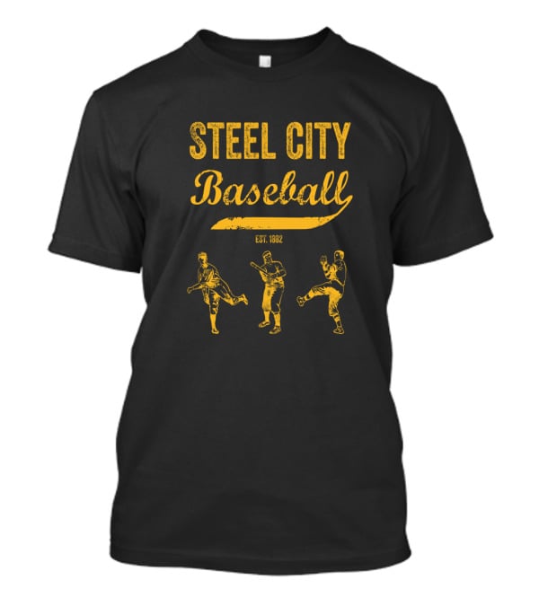 Steel City Baseball Est. 1862 Classic Pittsburgh Fan T-Shirt