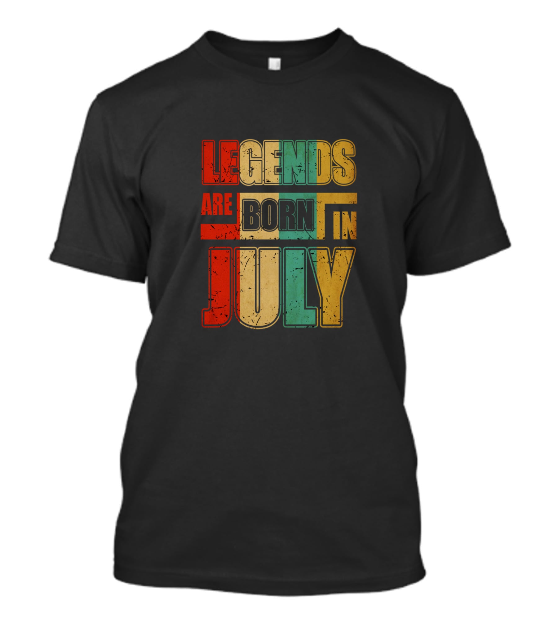 Retro Legends Are Born In July Cool T-Shirt