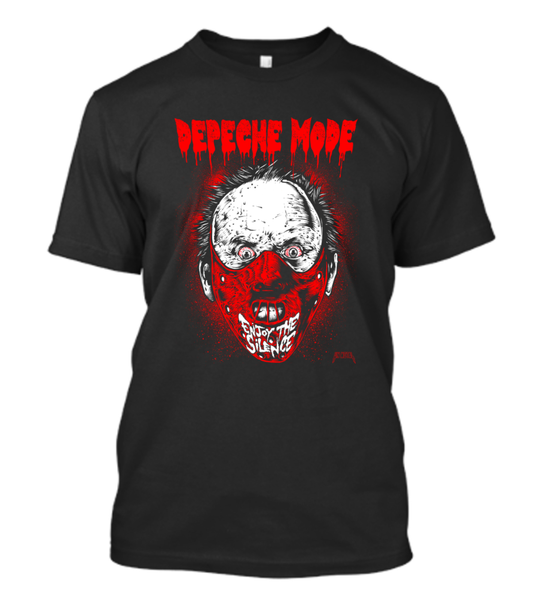 Depeche Mode Enjoy The Silence Horror Mask T-Shirt
