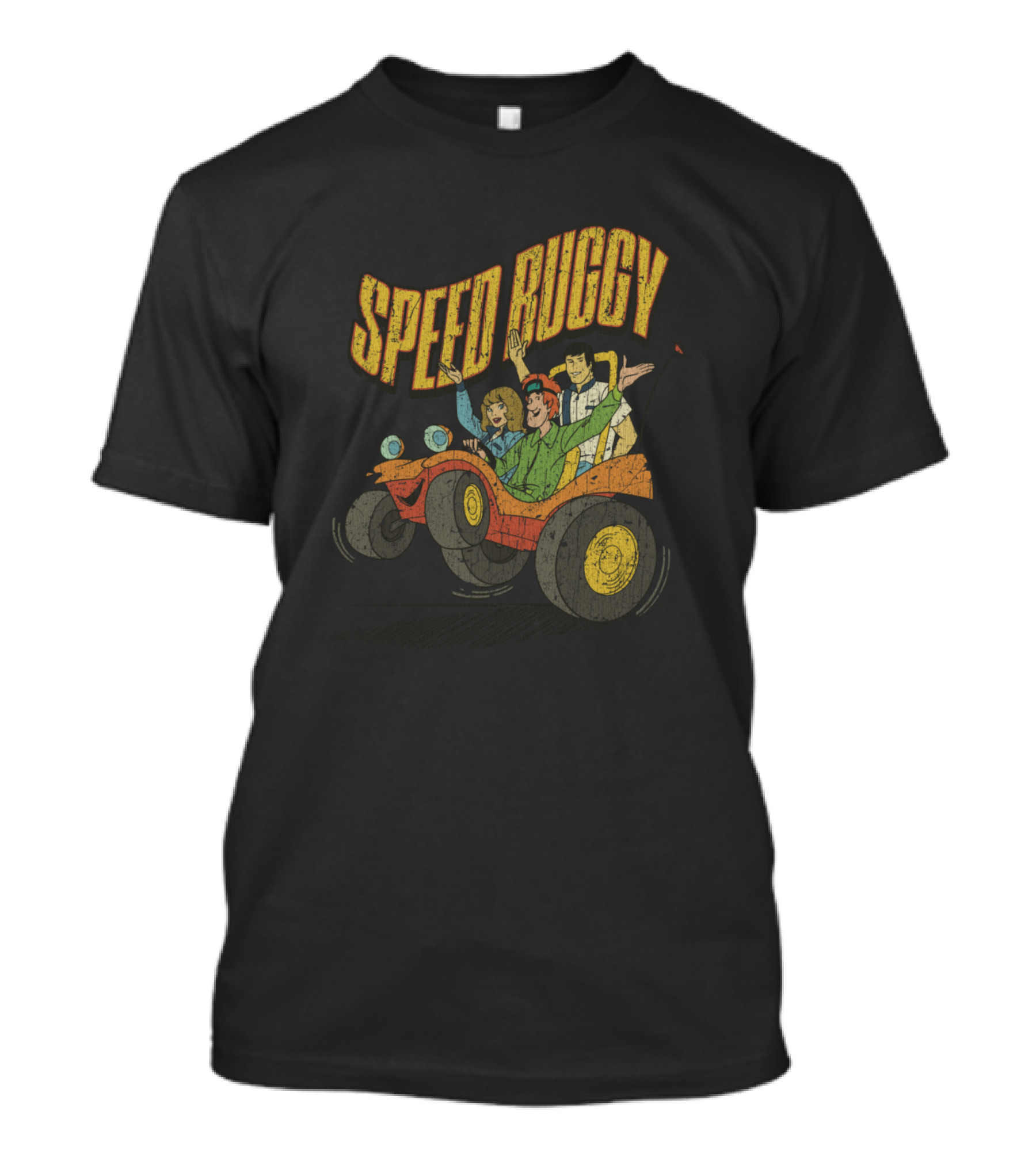 Speed Buggy Adventure With Animated Characters T-Shirt