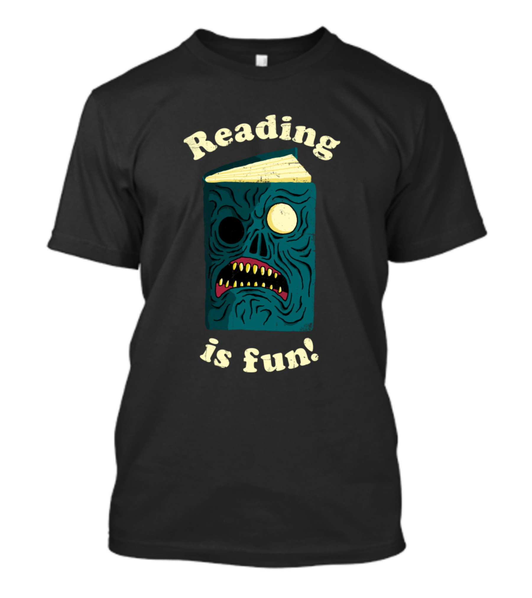Reading Is Fun With Evil Dead Necronomicon Book T-Shirt