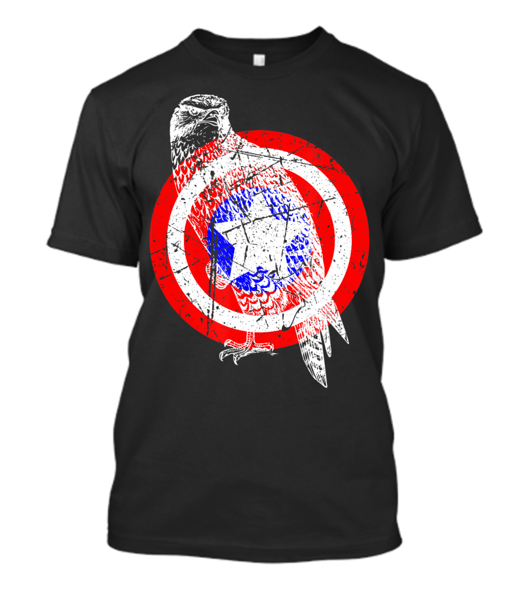 Falcon Shield Star Emblem America T-Shirt