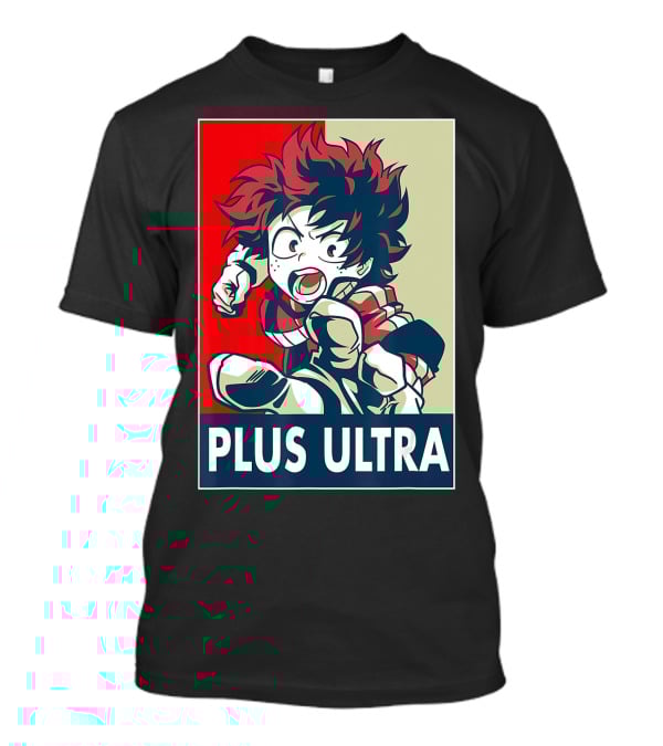 Plus Ultra My Hero Academia Manga Anime Hero T-Shirt
