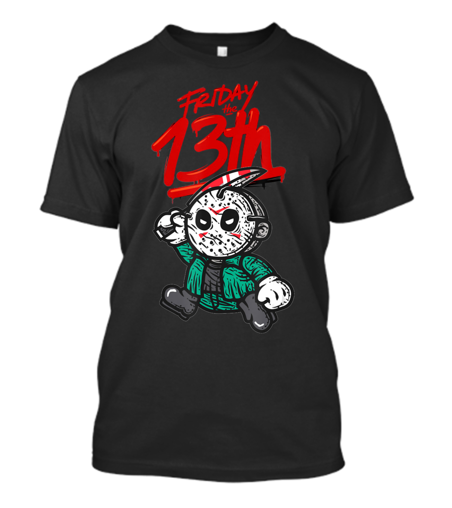 Friday The 13th Cute Baby Horror Characters Playing Horror T-Shirt