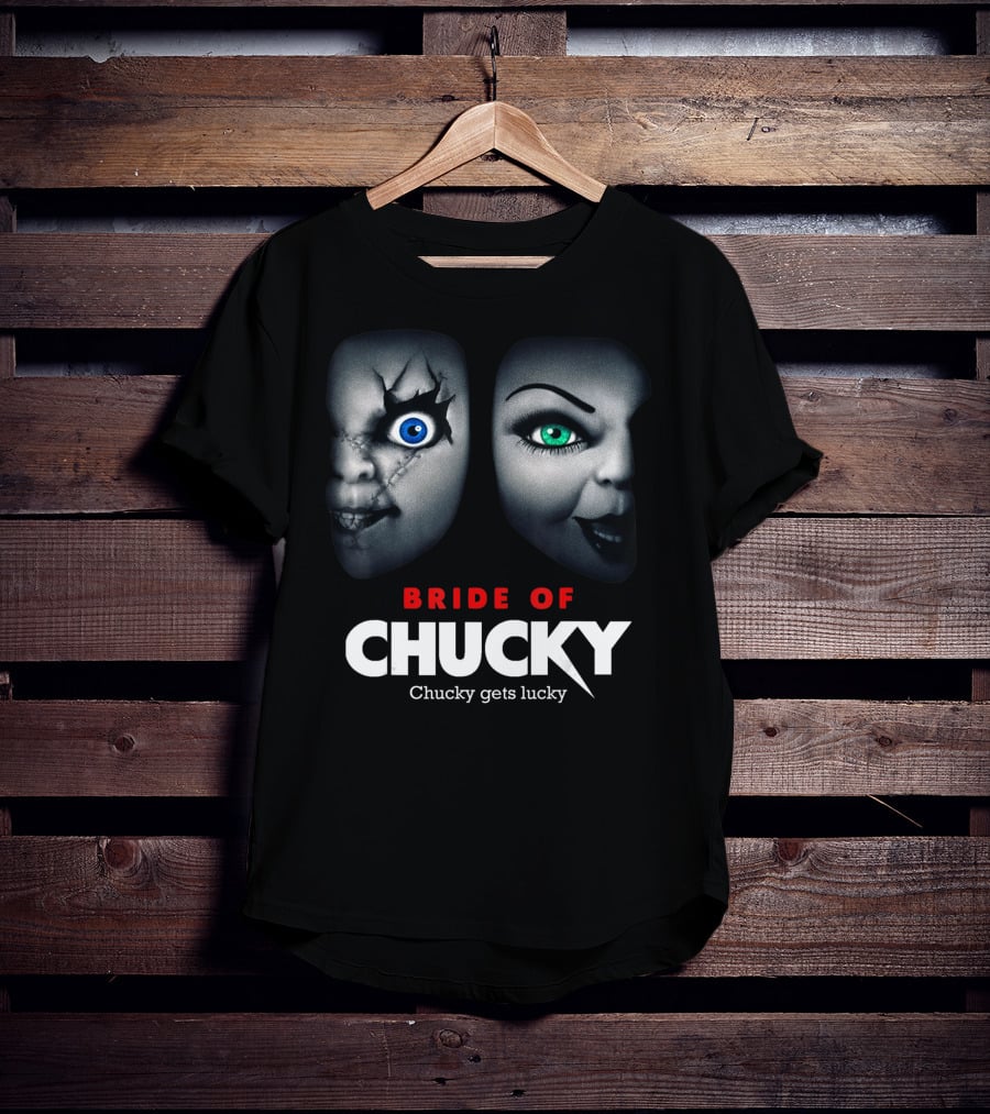 Bride Of Chucky Chucky Gets Lucky Halloween Scary Horror T-Shirt